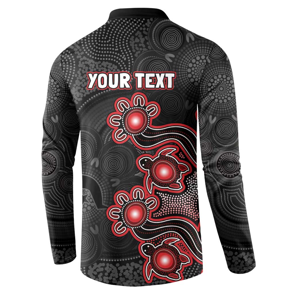 Personalised Melbourne Renegades NAIDOC Week 2026 Button Sweatshirt Sea Turtles Aboriginal Art