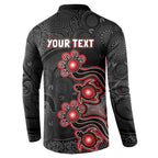 Personalised Melbourne Renegades NAIDOC Week 2026 Button Sweatshirt Sea Turtles Aboriginal Art