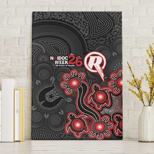 Melbourne Renegades NAIDOC Week 2026 Canvas Wall Art Sea Turtles Aboriginal Art