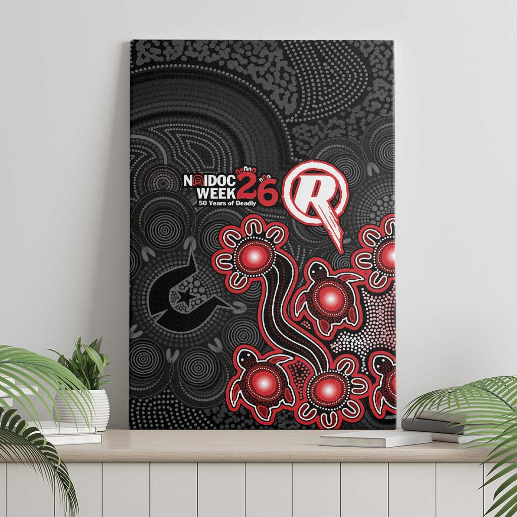 Melbourne Renegades NAIDOC Week 2026 Canvas Wall Art Sea Turtles Aboriginal Art