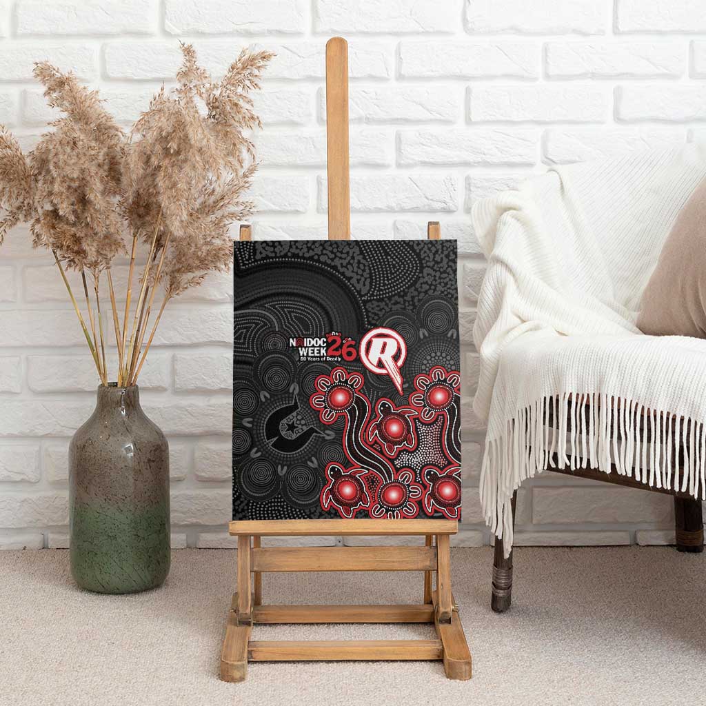 Melbourne Renegades NAIDOC Week 2026 Canvas Wall Art Sea Turtles Aboriginal Art