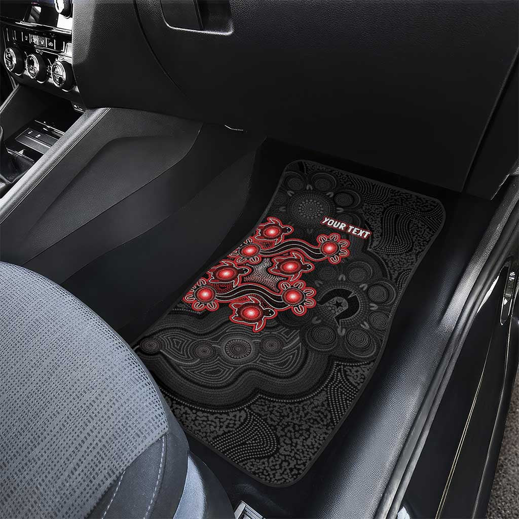 Personalised Melbourne Renegades NAIDOC Week 2026 Car Mats Sea Turtles Aboriginal Art