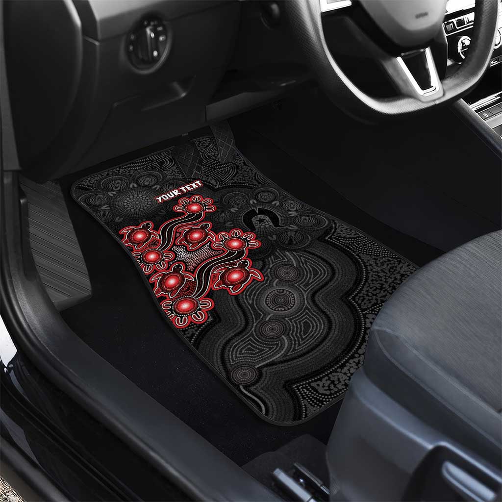 Personalised Melbourne Renegades NAIDOC Week 2026 Car Mats Sea Turtles Aboriginal Art