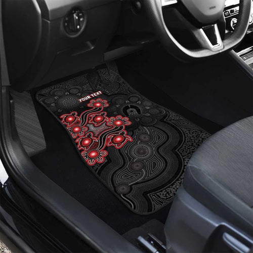 Personalised Melbourne Renegades NAIDOC Week 2026 Car Mats Sea Turtles Aboriginal Art