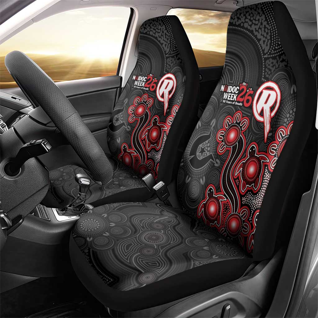 Melbourne Renegades NAIDOC Week 2026 Car Seat Cover Sea Turtles Aboriginal Art