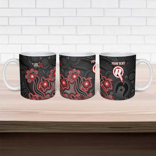 Personalised Melbourne Renegades NAIDOC Week 2026 Ceramic Mug Sea Turtles Aboriginal Art