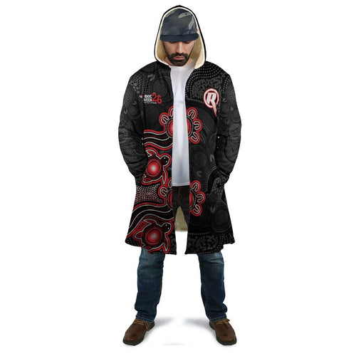 Personalised Melbourne Renegades NAIDOC Week 2026 Cloak Sea Turtles Aboriginal Art