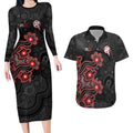 Personalised Melbourne Renegades NAIDOC Week 2026 Couples Matching Long Sleeve Bodycon Dress and Hawaiian Shirt Sea Turtles Aboriginal Art