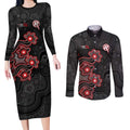 Personalised Melbourne Renegades NAIDOC Week 2026 Couples Matching Long Sleeve Bodycon Dress and Long Sleeve Button Shirt Sea Turtles Aboriginal Art