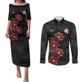 Personalised Melbourne Renegades NAIDOC Week 2026 Couples Matching Puletasi and Long Sleeve Button Shirt Sea Turtles Aboriginal Art