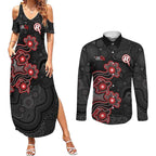 Personalised Melbourne Renegades NAIDOC Week 2026 Couples Matching Summer Maxi Dress and Long Sleeve Button Shirt Sea Turtles Aboriginal Art