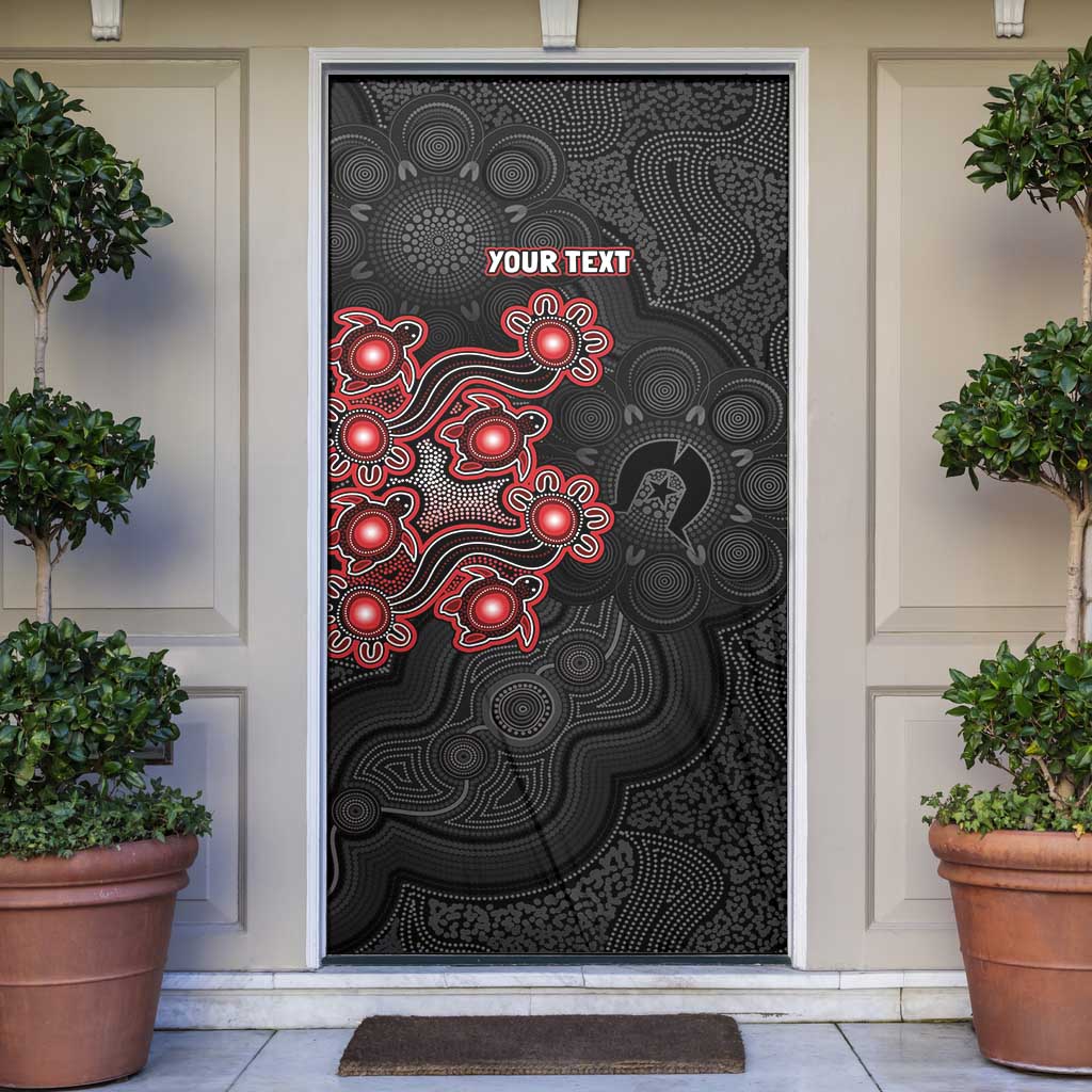 Personalised Melbourne Renegades NAIDOC Week 2026 Door Cover Sea Turtles Aboriginal Art
