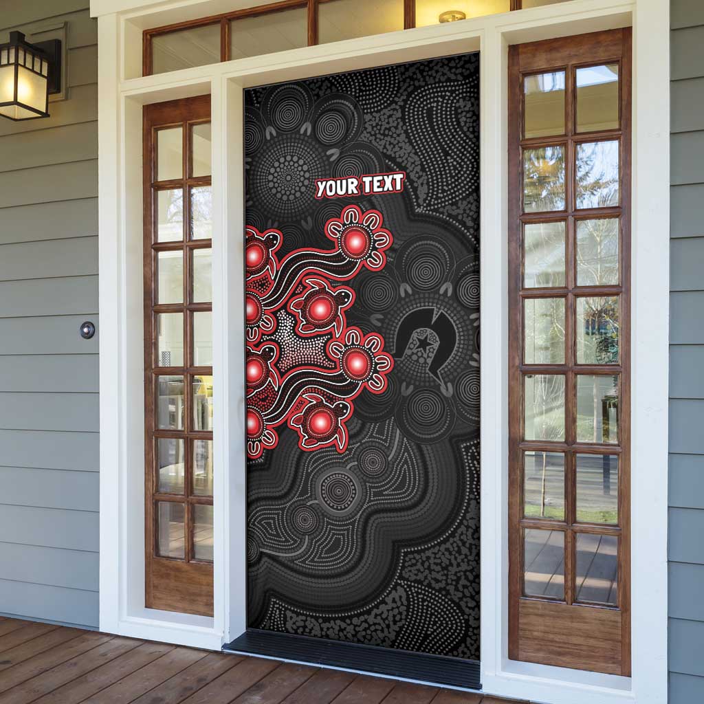 Personalised Melbourne Renegades NAIDOC Week 2026 Door Cover Sea Turtles Aboriginal Art
