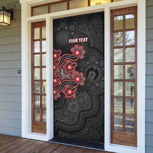 Personalised Melbourne Renegades NAIDOC Week 2026 Door Cover Sea Turtles Aboriginal Art