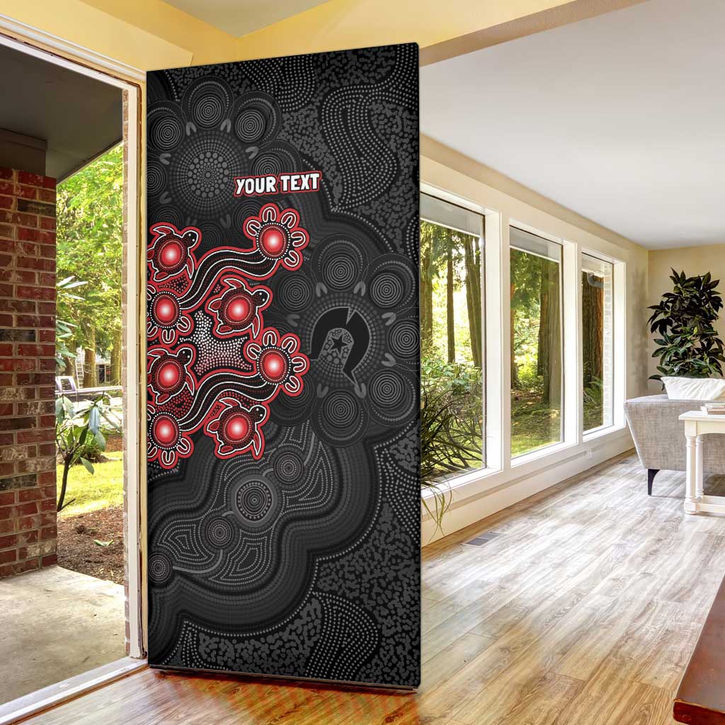 Personalised Melbourne Renegades NAIDOC Week 2026 Door Cover Sea Turtles Aboriginal Art