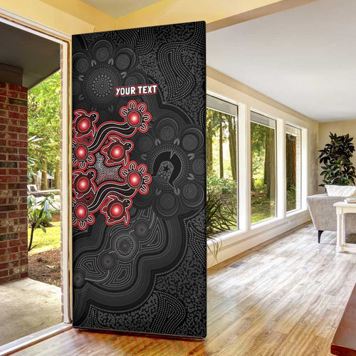 Personalised Melbourne Renegades NAIDOC Week 2026 Door Cover Sea Turtles Aboriginal Art
