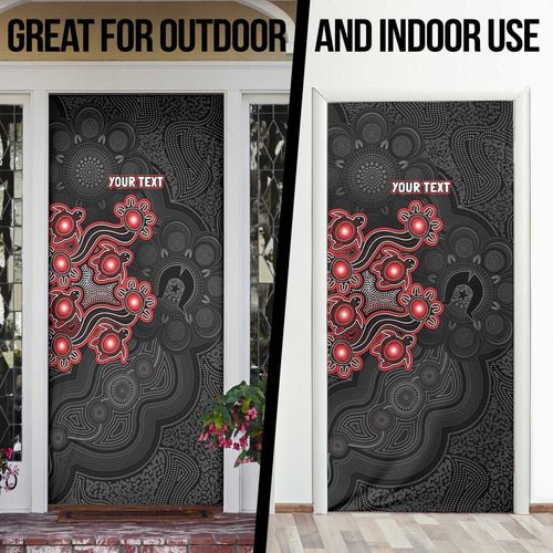 Personalised Melbourne Renegades NAIDOC Week 2026 Door Cover Sea Turtles Aboriginal Art