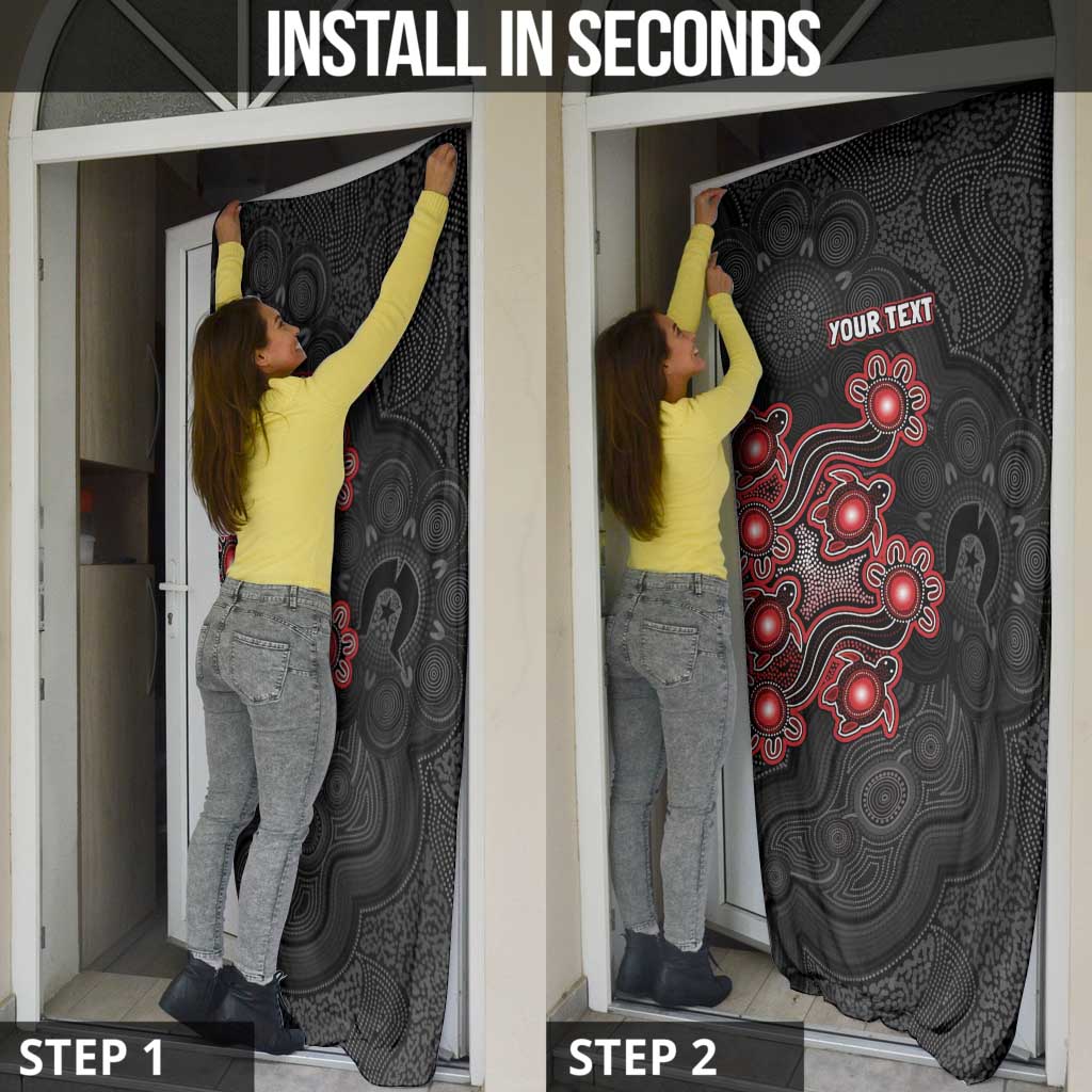 Personalised Melbourne Renegades NAIDOC Week 2026 Door Cover Sea Turtles Aboriginal Art