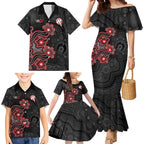Personalised Melbourne Renegades NAIDOC Week 2026 Family Matching Mermaid Dress and Hawaiian Shirt Sea Turtles Aboriginal Art