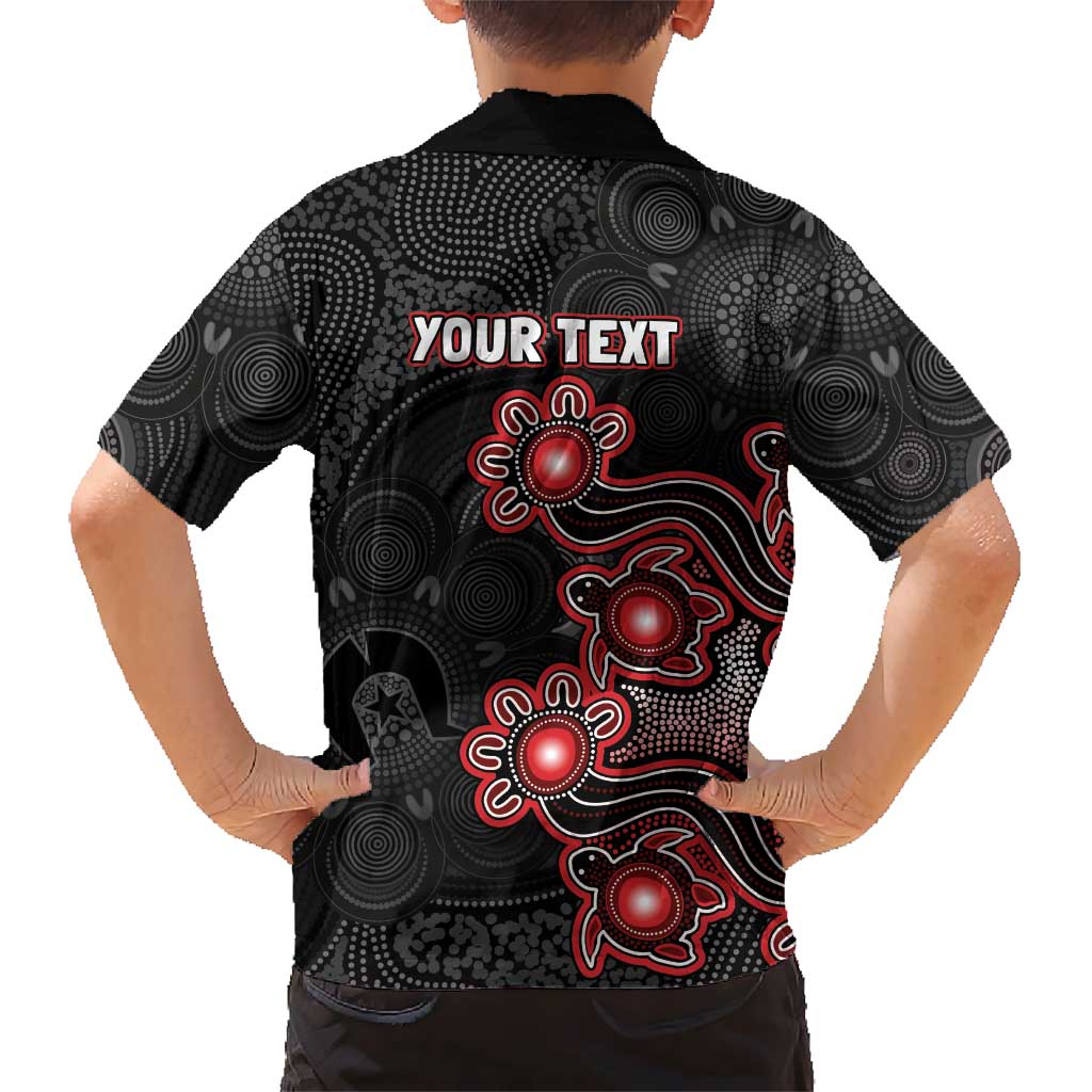 Personalised Melbourne Renegades NAIDOC Week 2026 Family Matching Mermaid Dress and Hawaiian Shirt Sea Turtles Aboriginal Art