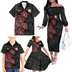 Personalised Melbourne Renegades NAIDOC Week 2026 Family Matching Off The Shoulder Long Sleeve Dress and Hawaiian Shirt Sea Turtles Aboriginal Art