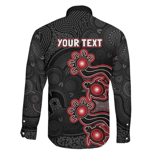 Personalised Melbourne Renegades NAIDOC Week 2026 Family Matching Summer Maxi Dress and Hawaiian Shirt Sea Turtles Aboriginal Art