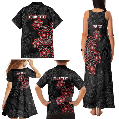 Personalised Melbourne Renegades NAIDOC Week 2026 Family Matching Tank Maxi Dress and Hawaiian Shirt Sea Turtles Aboriginal Art