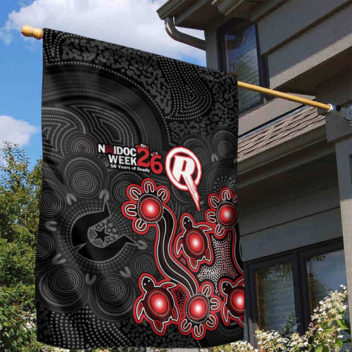 Melbourne Renegades NAIDOC Week 2026 Garden Flag Sea Turtles Aboriginal Art