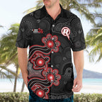 Personalised Melbourne Renegades NAIDOC Week 2026 Hawaiian Shirt Sea Turtles Aboriginal Art