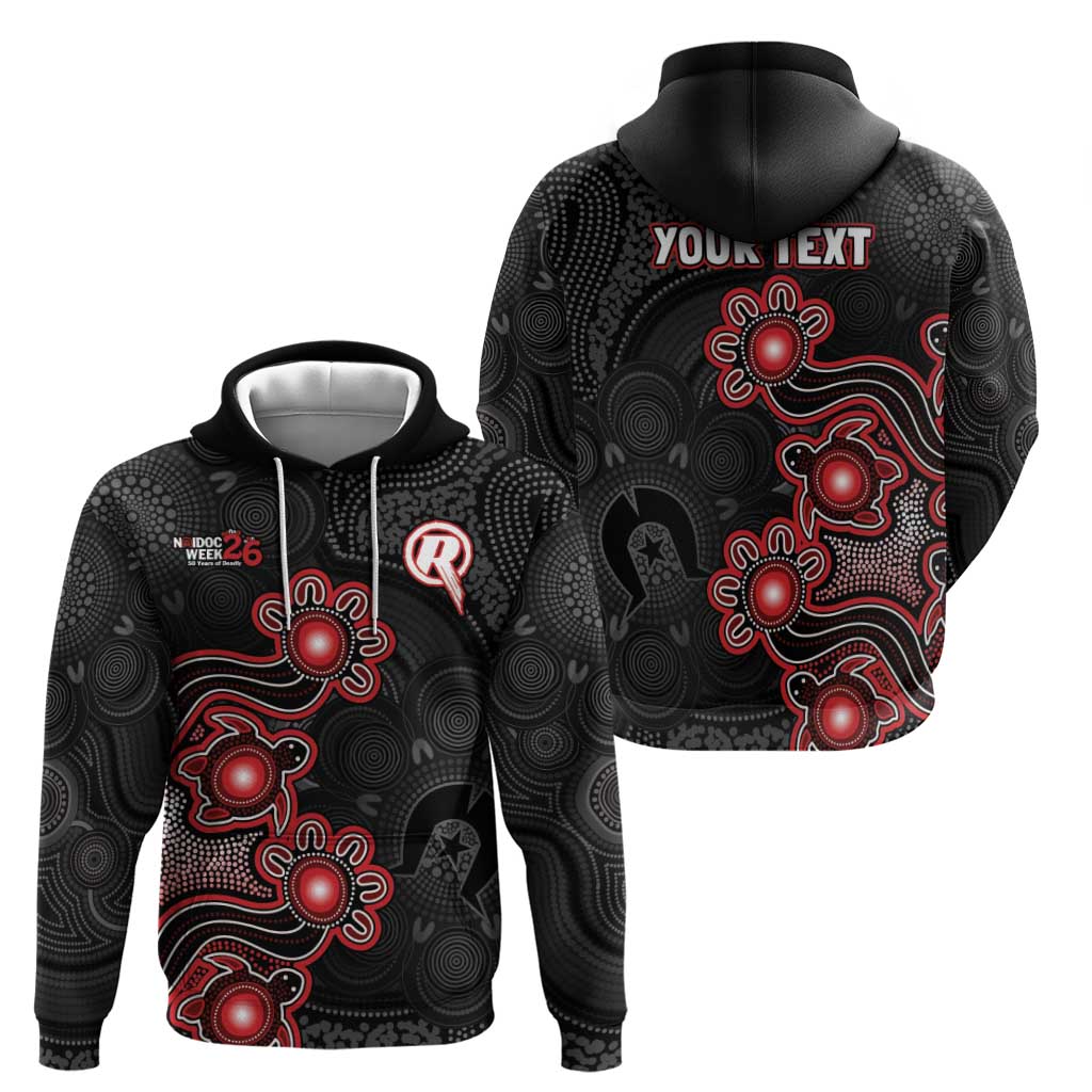 Personalised Melbourne Renegades NAIDOC Week 2026 Hoodie Sea Turtles Aboriginal Art
