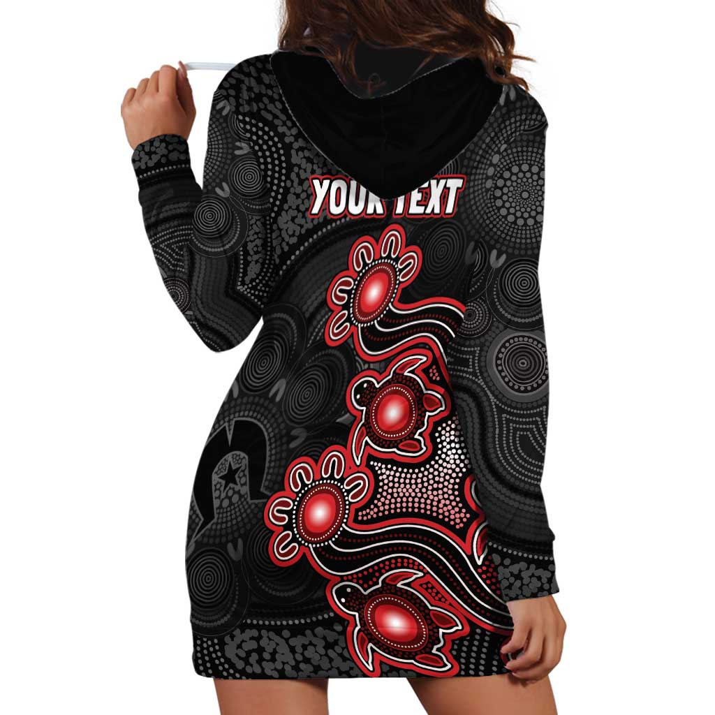 Personalised Melbourne Renegades NAIDOC Week 2026 Hoodie Dress Sea Turtles Aboriginal Art