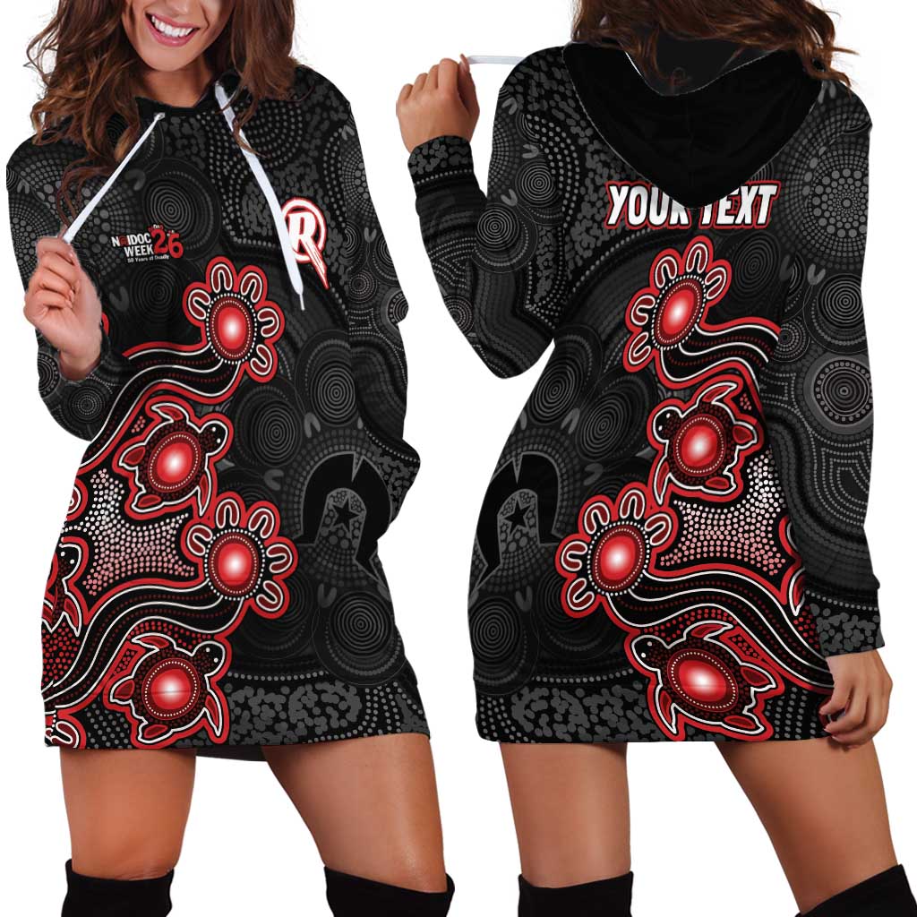 Personalised Melbourne Renegades NAIDOC Week 2026 Hoodie Dress Sea Turtles Aboriginal Art