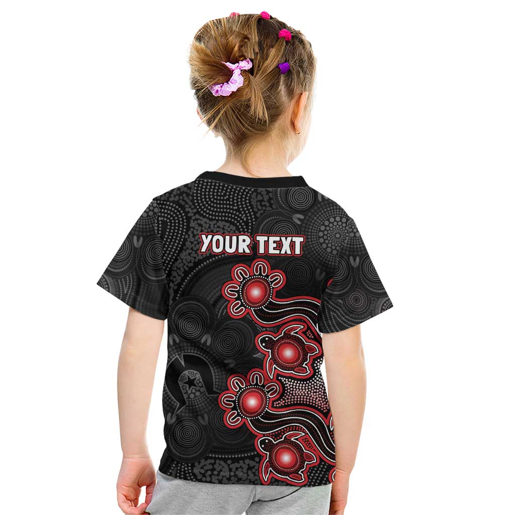 Personalised Melbourne Renegades NAIDOC Week 2026 Kid T Shirt Sea Turtles Aboriginal Art