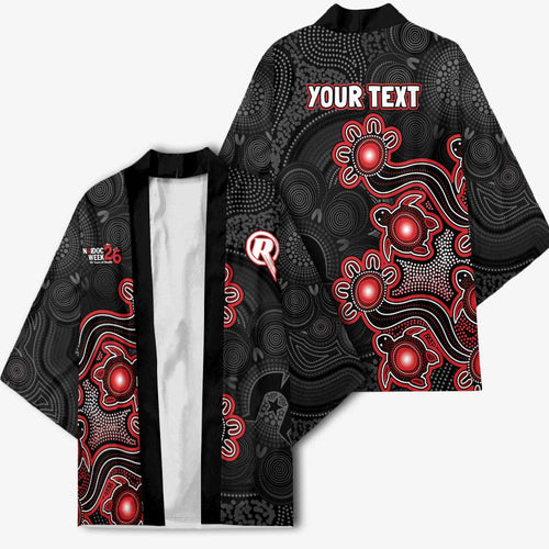 Personalised Melbourne Renegades NAIDOC Week 2026 Kimono Sea Turtles Aboriginal Art