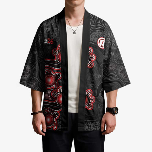 Personalised Melbourne Renegades NAIDOC Week 2026 Kimono Sea Turtles Aboriginal Art
