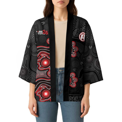Personalised Melbourne Renegades NAIDOC Week 2026 Kimono Sea Turtles Aboriginal Art