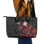Melbourne Renegades NAIDOC Week 2026 Leather Tote Bag Sea Turtles Aboriginal Art