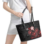 Melbourne Renegades NAIDOC Week 2026 Leather Tote Bag Sea Turtles Aboriginal Art