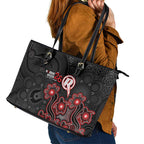 Melbourne Renegades NAIDOC Week 2026 Leather Tote Bag Sea Turtles Aboriginal Art