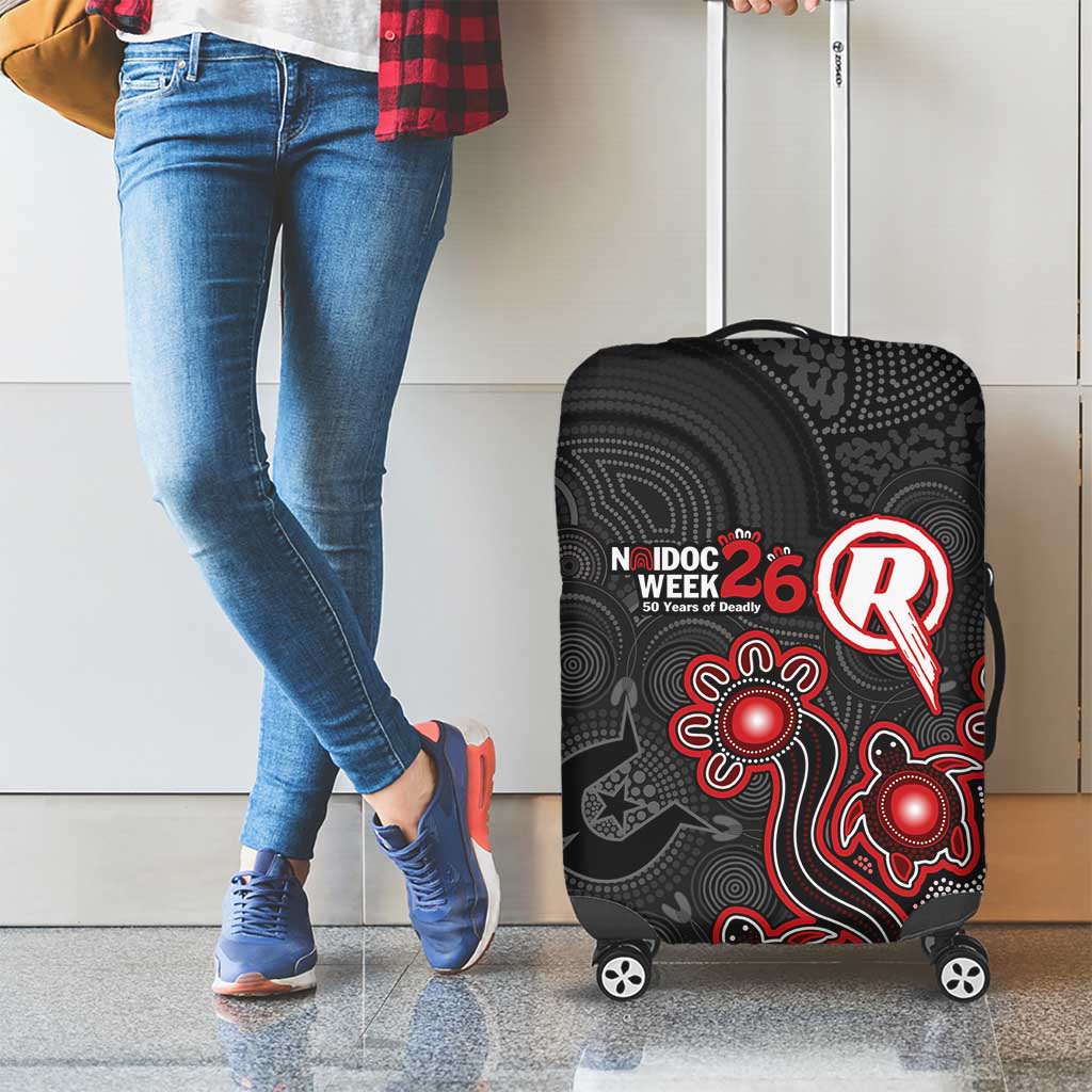 Melbourne Renegades NAIDOC Week 2026 Luggage Cover Sea Turtles Aboriginal Art