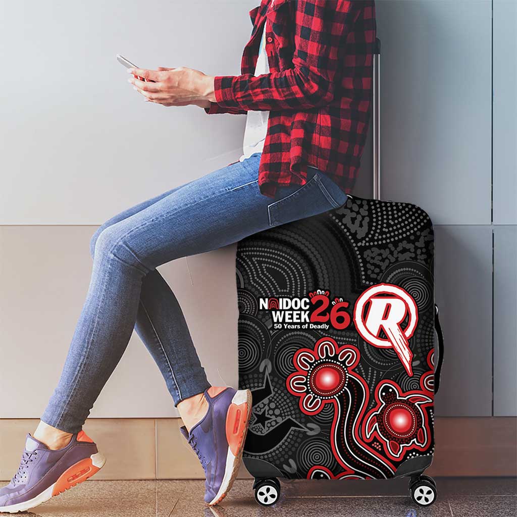 Melbourne Renegades NAIDOC Week 2026 Luggage Cover Sea Turtles Aboriginal Art