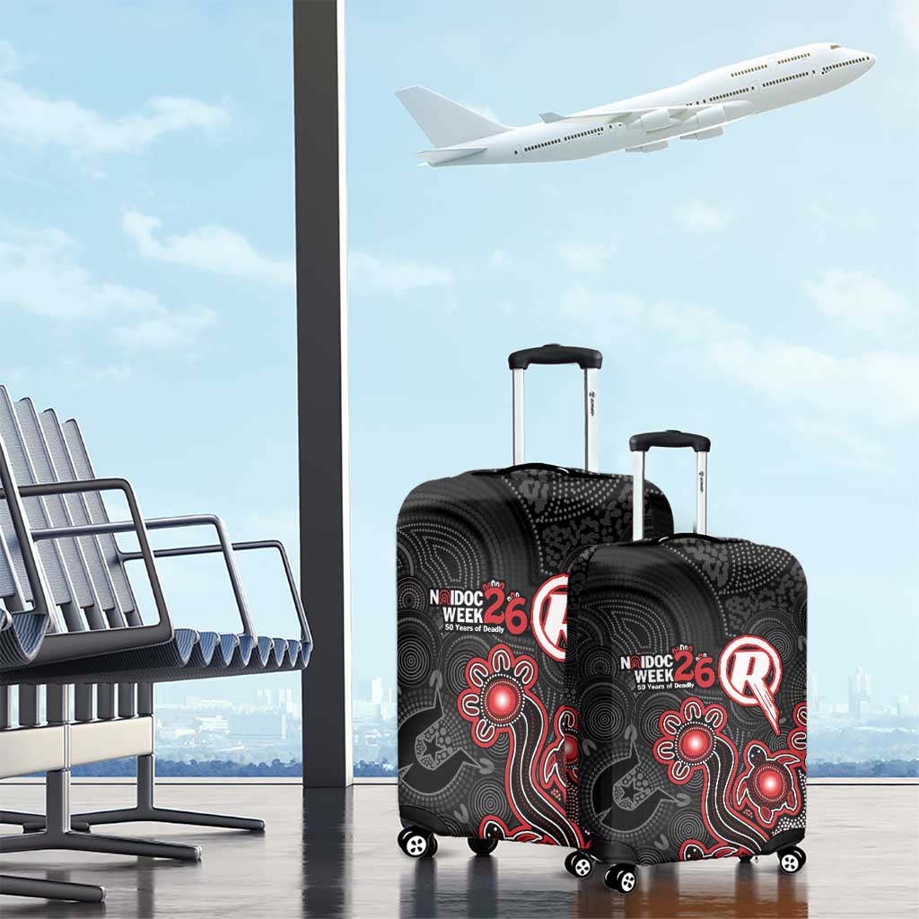 Melbourne Renegades NAIDOC Week 2026 Luggage Cover Sea Turtles Aboriginal Art