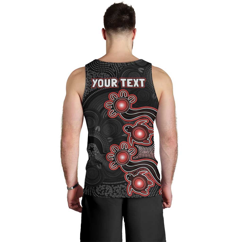 Personalised Melbourne Renegades NAIDOC Week 2026 Men Tank Top Sea Turtles Aboriginal Art