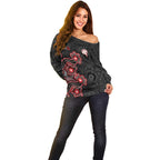 Personalised Melbourne Renegades NAIDOC Week 2026 Off Shoulder Sweater Sea Turtles Aboriginal Art