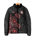 Personalised Melbourne Renegades NAIDOC Week 2026 Padded Jacket Sea Turtles Aboriginal Art