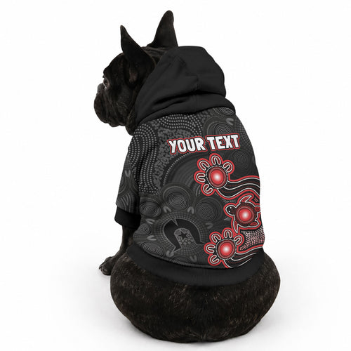 Personalised Melbourne Renegades NAIDOC Week 2026 Pet Hoodie Sea Turtles Aboriginal Art