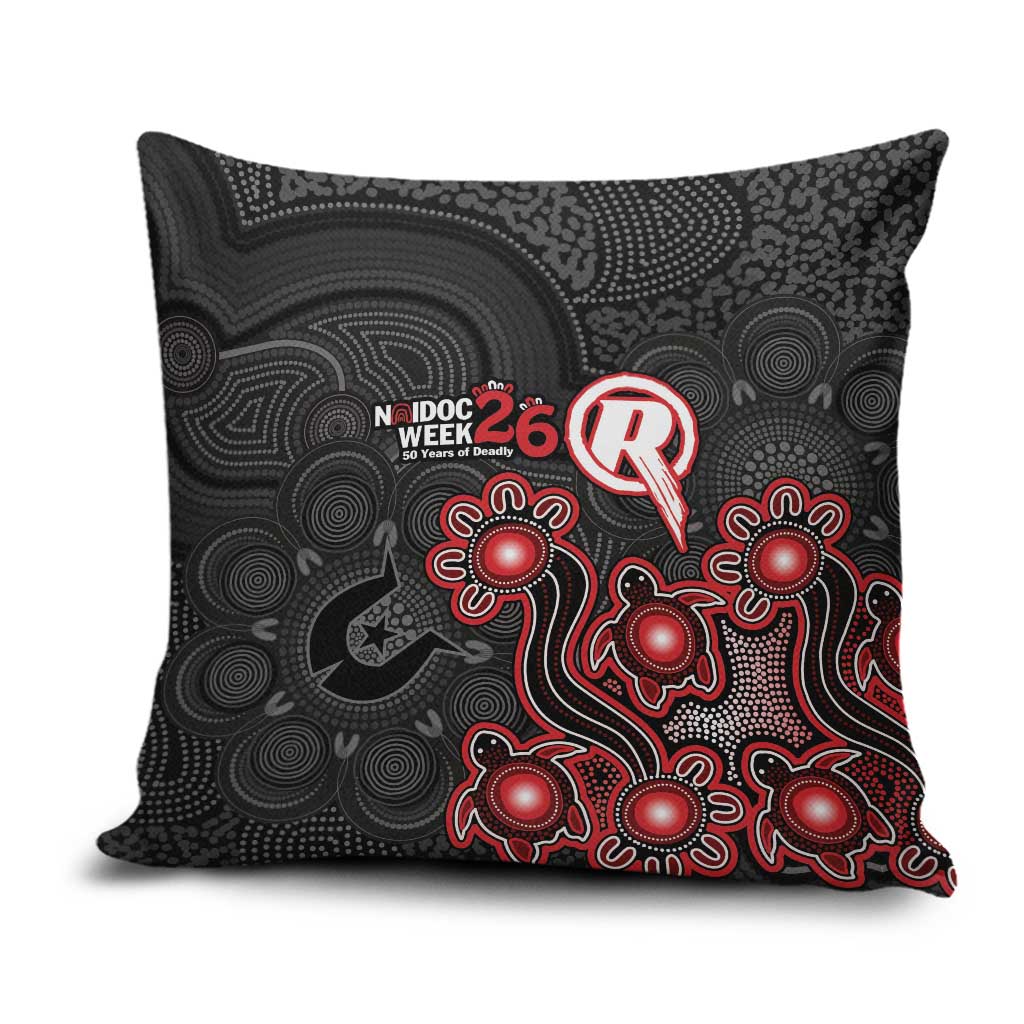 Melbourne Renegades NAIDOC Week 2026 Pillow Cover Sea Turtles Aboriginal Art