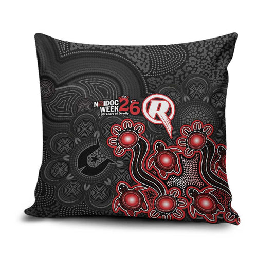 Melbourne Renegades NAIDOC Week 2026 Pillow Cover Sea Turtles Aboriginal Art