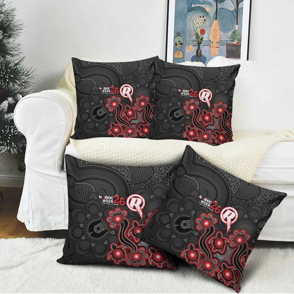 Melbourne Renegades NAIDOC Week 2026 Pillow Cover Sea Turtles Aboriginal Art