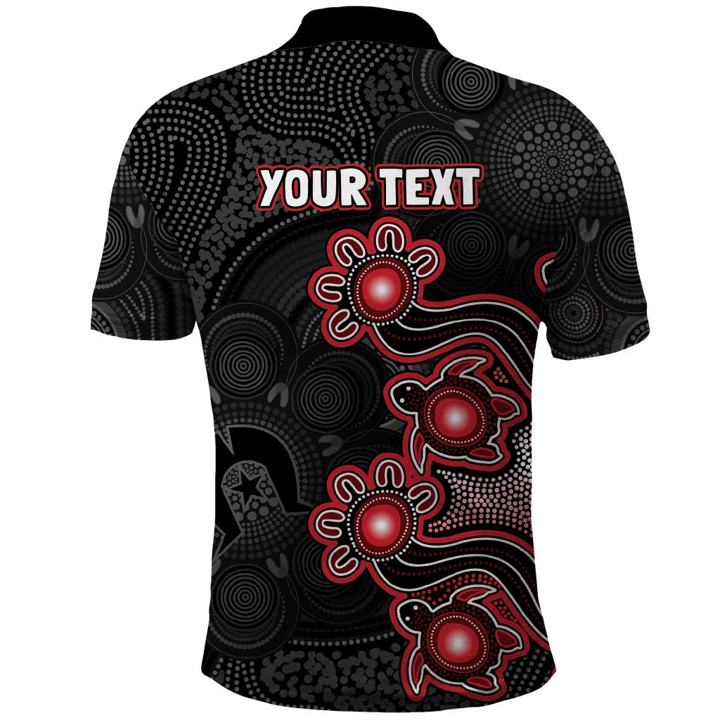 Personalised Melbourne Renegades NAIDOC Week 2026 Polo Shirt Sea Turtles Aboriginal Art